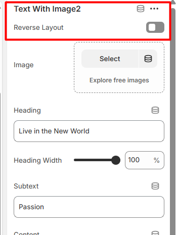 About Us Page Layout